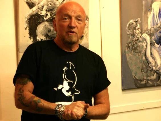 Malíř Michael Rittstein se prezentuje v domažlické Dorce