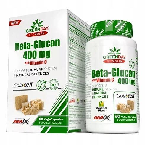 ProVegan BetaGlucan 400mg - Přírodní podpora imunity s vitamínem C