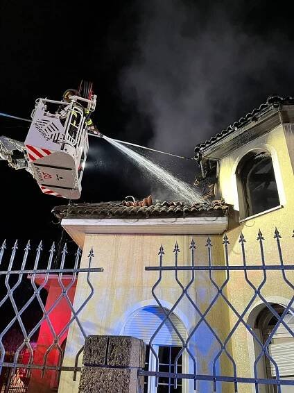 V Mladém hořel v noci dům. Škoda je devět set tisíc