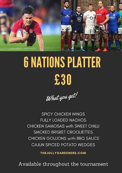 Six Nations Rugby | The Jolly Gardeners