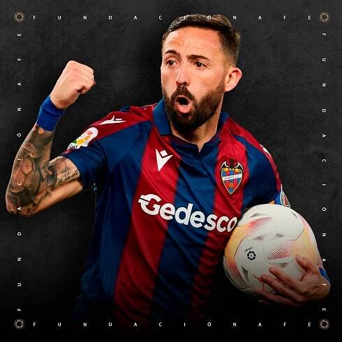 José Luis Morales Camiseta firmada UD Levante