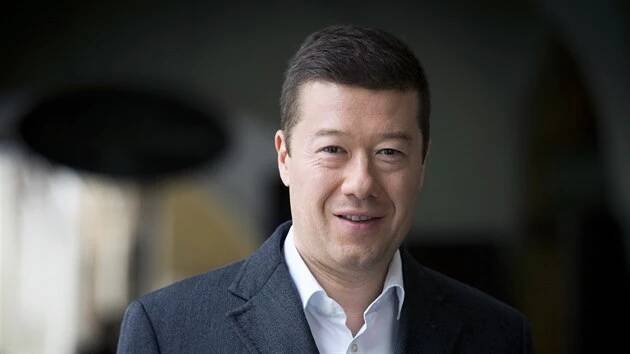 Předseda a volební lídr hnutí Svoboda a přímá demokracie (SPD) Tomio Okamura....