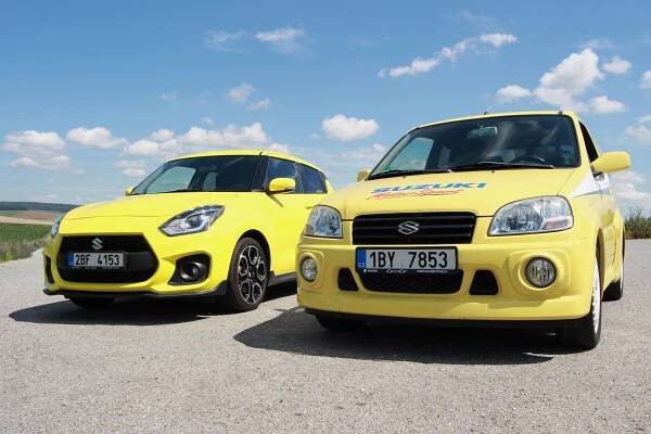 Splašené žluté krabičky: Porovnali jsme Suzuki Swift Sports s jedním z jeho předchůdců. Které auto je lepší pro zábavu a jaké se hodí na každý den?