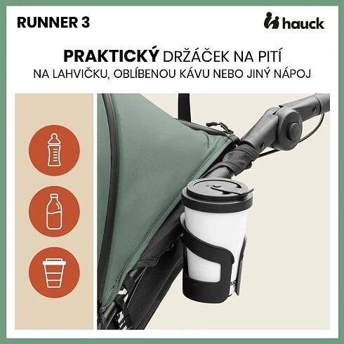HAUCK Runner 3 s ruční brzdou