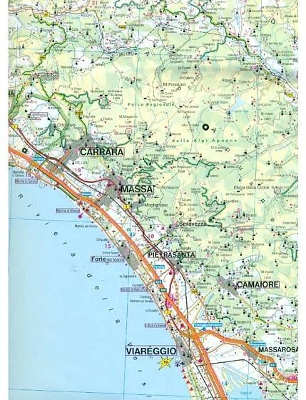 mapa Toskánsko (Toscana) 1:150 t. | knihynahory.cz