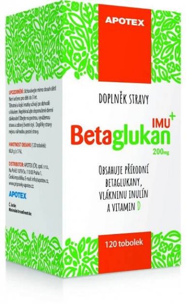 Betaglukan IMU 200mg 120 tobolek od 434 Kč