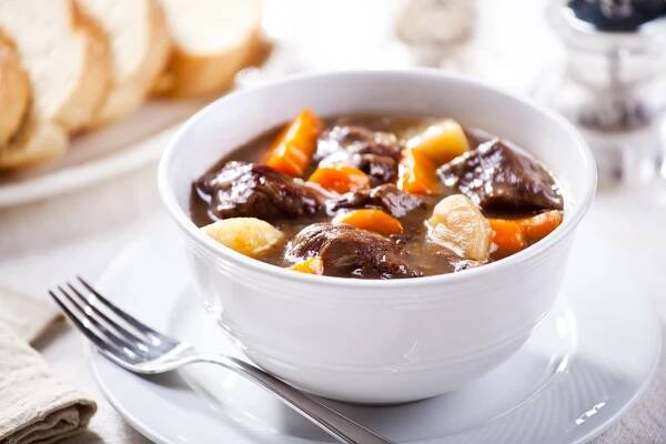 Boeuf bourguignon. 