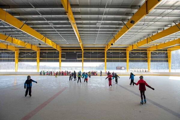 Zastřešený zimní stadion, 17. února 2025, Žamberk.