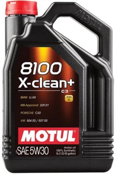 Motorový olej Motul 8100 X-clean+ C3 5W-30 5 l