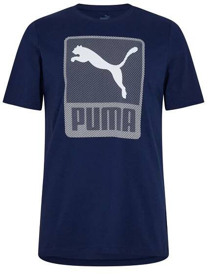 pánské tričko PUMA - NAVY/WHITE - M