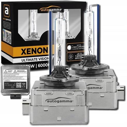 Žárovky Xenon D1S 35W 6000K Homologace Premium +100% Komplet