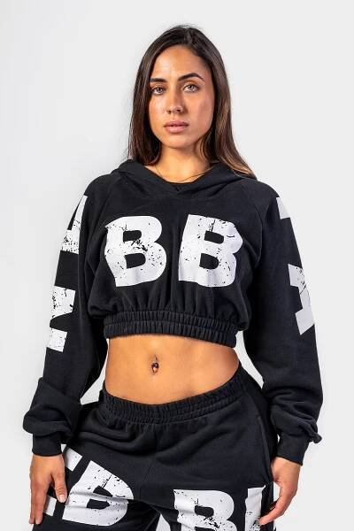 Crop top mikina MUSCLE MOMMY 619