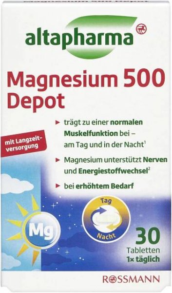 Hořčík 500 mg, doplněk stravy
