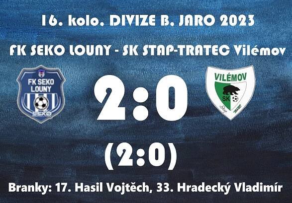 Úvodní utkání jara Louny zvládly, doma porazily Vilémov | FK Louny – Fotbalový klub Louny