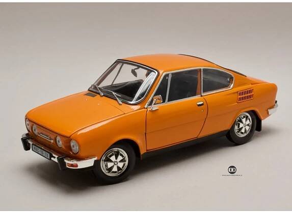 Škoda 110R Coupé 1980 oranžová 1:18 Abrex