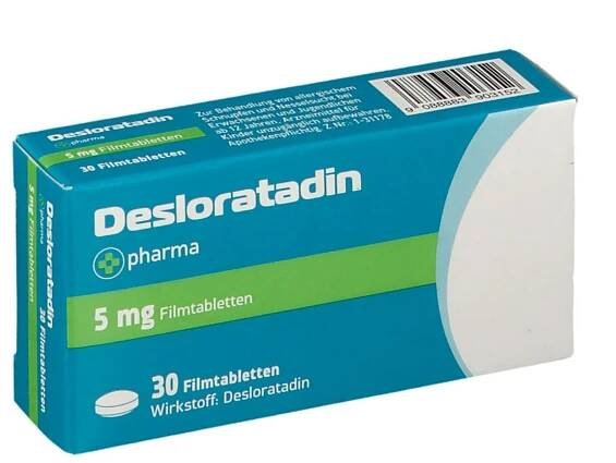 Desloratadin +pharma 5 mg Filmtabletten
