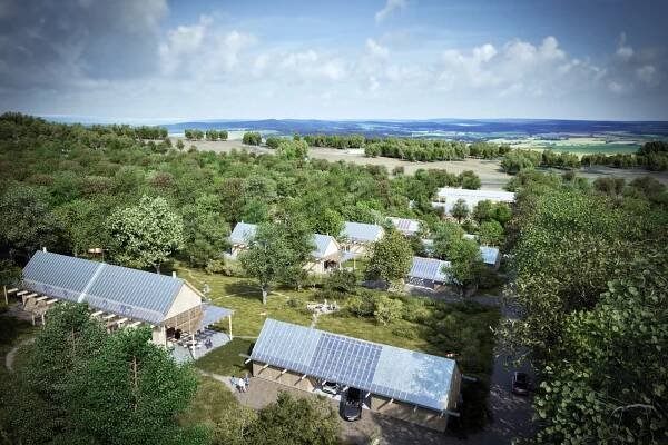 Fotka: Vizualizace připravovaného projektu Viladomy Pleš dle návrhu z pera architekta Martina Rajniše