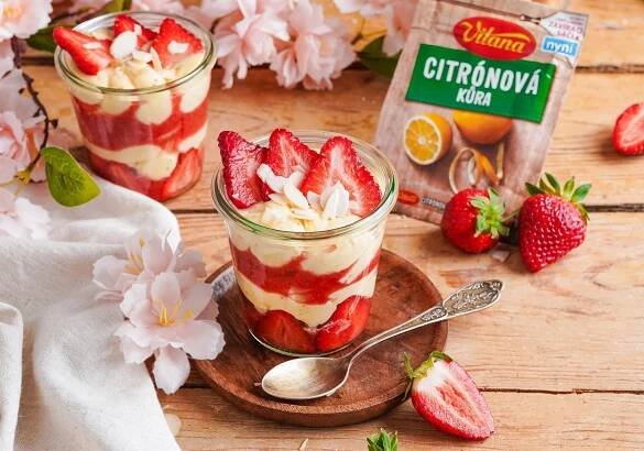 Jahodové tiramisu Vitana