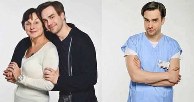 Ondřej Rychlý se v práci setkal s maminkou. Střihla si roli veterinářky.