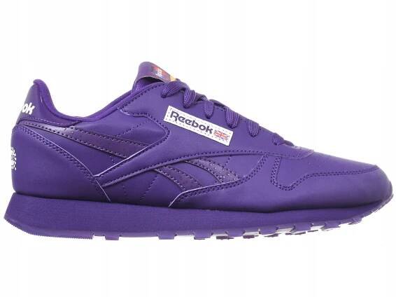 Dámské boty Reebok CLASSIC LEATHER HR0661 sneakers fialové boty Původní obal výrobce krabice