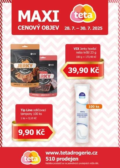 Teta drogerie - Maxi cenový objev od 28. 7. | Kupi.cz
