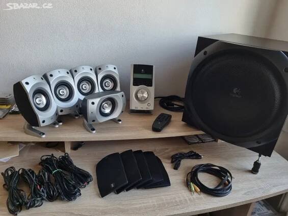 Legendární repro Logitech Z-5500 - 500W, THX, DTS - Teplice - Bazar