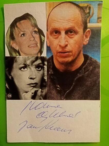 Autogramy Ivana CHÝLKOVÁ a Jan KRAUS ... - Ostatní sběratelské předměty