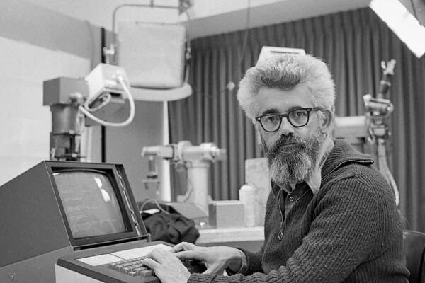 'Always inventing, inventing, inventing': McCarthy at work in his artificial intelligence laboratory at Stanford