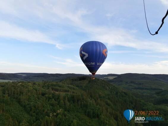 Červen 2022 - Vyhlídkové lety horkovzdušným balonem