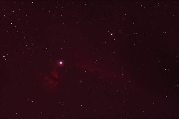 Mlhoviny Barnard 33, IC 434 a NGC 2024