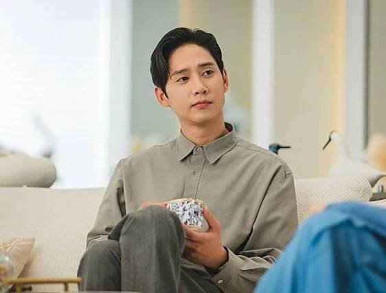 person sitting black hair hair head face