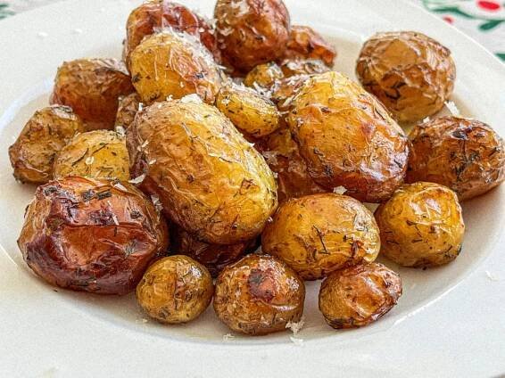 European Roasted Baby Potatoes