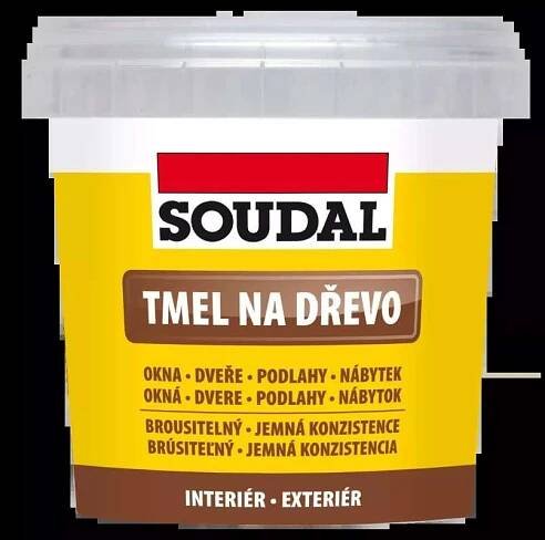 SOUDAL Tmel na dřevo 250g bílý