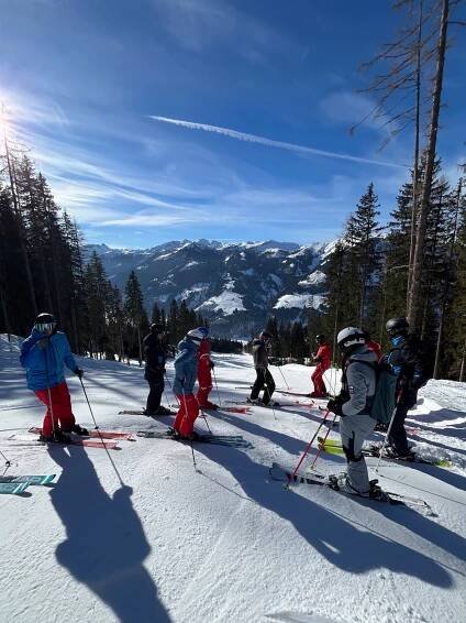 Ski day in the Zauchensee ski area