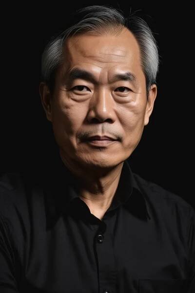 Black Shirt Headshot example