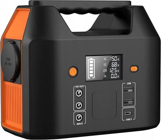SinKeu Přenosná napájecí stanice 99Wh 150W AC/DC/USB-C nouzové napájení