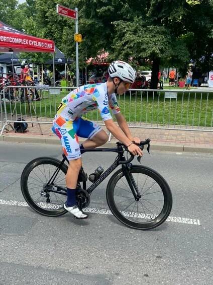 Olomoucký cyklista Raška je mistrem ČR v časovce žáků. Sezonu ovlivňují pády