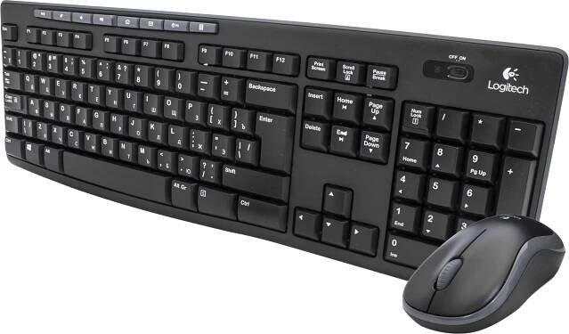 PC klávesnice s myší Logitech Wireless Combo MK270