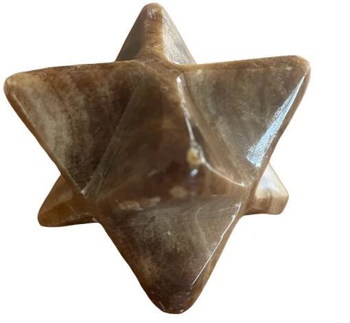 Chocolate Calcite Merkaba Star