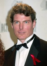 Actor Christopher Reeve attends an event in 1993.