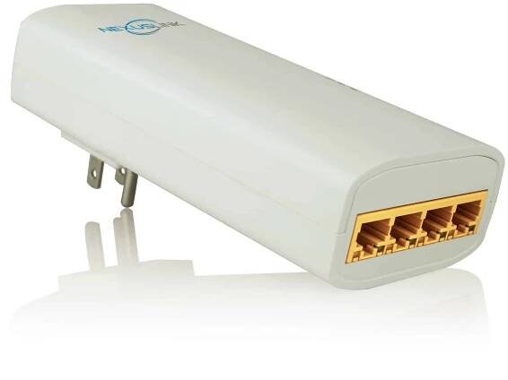 Product Image GPL-2000S4 G.hn Powerline Adapter with 4 Port Switch