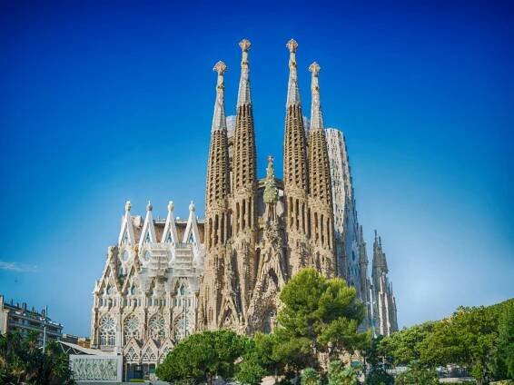 Barcelona a koupání v moři 2