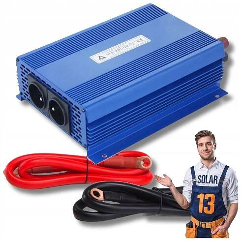 Azo automobilová měnič napětí napětí 12 V ips 2000 s sinus eco mode 2000 W