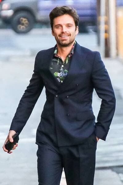 Sebastian Stan At Jimmy Kimmel Live In Los Angeles