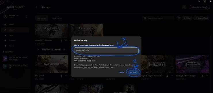Jak uplatnit kód v Ubisoft Connect - TBgames.cz