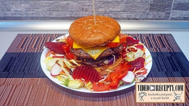 Hovězí burger - recept a videorecept