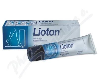 Lioton 1000IU/g gel 50g