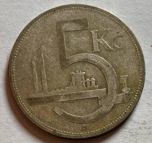 Mince - Československá republika - 5 Kč - 1931 (I.)