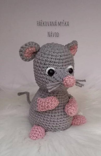 Návod na háčkovanú myšku