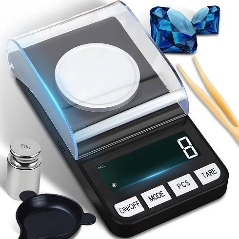 Kapesní digitální váha Digitální kuchyňská váha 20g/0,001g Mini digitální váha Kapesní váha Zlatá váha Laboratorní váha Milligramová váha LCD Retoo